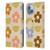 Gabriela Thomeu Retro Flower Vibe Vintage Pattern Leather Book Wallet Case Cover For Apple iPhone 14