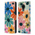 Gabriela Thomeu Retro Fun Floral Rainbow Color Leather Book Wallet Case Cover For Nokia C30