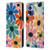 Gabriela Thomeu Retro Fun Floral Rainbow Color Leather Book Wallet Case Cover For Motorola Edge 30 Neo 5G