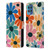 Gabriela Thomeu Retro Fun Floral Rainbow Color Leather Book Wallet Case Cover For Motorola Moto G100