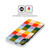 Gabriela Thomeu Retro Checkered Rainbow Vibe Soft Gel Case for HTC Desire 21 Pro 5G