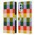 Gabriela Thomeu Retro Checkered Rainbow Vibe Leather Book Wallet Case Cover For OnePlus Nord 2 5G