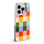 Gabriela Thomeu Retro Checkered Rainbow Vibe Soft Gel Case for Apple iPhone 15