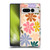 Gabriela Thomeu Retro Rainbow Color Floral Soft Gel Case for Google Pixel 7 Pro