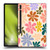 Gabriela Thomeu Retro Rainbow Color Floral Soft Gel Case for Samsung Galaxy Tab S8 Plus