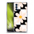 Gabriela Thomeu Retro Black & White Checkered Daisies Soft Gel Case for OPPO Reno 4 Pro 5G