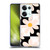 Gabriela Thomeu Retro Black & White Checkered Daisies Soft Gel Case for OPPO Reno8 Pro