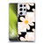 Gabriela Thomeu Retro Black & White Checkered Daisies Soft Gel Case for Samsung Galaxy S21 Ultra 5G