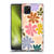 Gabriela Thomeu Retro Rainbow Color Floral Soft Gel Case for Samsung Galaxy Note10 Lite
