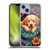 JK Stewart Graphics Golden Retriever In Hammock Soft Gel Case for Apple iPhone 14 Plus