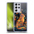 JK Stewart Key Art Orange Cat Sitting Soft Gel Case for Samsung Galaxy S21 Ultra 5G
