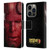 Hellboy II Graphics Face Portrait Leather Book Wallet Case Cover For Apple iPhone 14 Pro