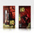 Hellboy II Graphics Bet On Red Leather Book Wallet Case Cover For Apple iPhone 15 Plus