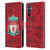 Liverpool Football Club Digital Camouflage Home Red Crest Leather Book Wallet Case Cover For Samsung Galaxy A15