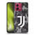 Juventus Football Club Art Monochrome Splatter Soft Gel Case for Motorola Moto G84 5G