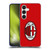AC Milan Crest Full Colour Red Soft Gel Case for Samsung Galaxy S24 5G