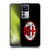 AC Milan Crest Full Colour Black Soft Gel Case for Xiaomi 12T 5G / 12T Pro 5G / Redmi K50 Ultra 5G