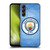 Manchester City Man City FC Badge Geometric Blue Full Colour Soft Gel Case for Samsung Galaxy M14 5G
