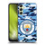 Manchester City Man City FC Badge Camou Blue Moon Soft Gel Case for Samsung Galaxy A24 4G / Galaxy M34 5G