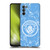 Manchester City Man City FC Marble Badge Blue White Mono Soft Gel Case for Motorola Moto G82 5G