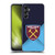 West Ham United FC Crest Blue Gradient Soft Gel Case for Samsung Galaxy A05s