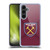 West Ham United FC Crest Gradient Soft Gel Case for Samsung Galaxy S24+ 5G