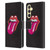 The Rolling Stones Graphics Pink Tongue Leather Book Wallet Case Cover For Samsung Galaxy S23 FE 5G