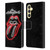 The Rolling Stones Licks Collection Neon Leather Book Wallet Case Cover For Samsung Galaxy S23 FE 5G