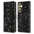 PLdesign Glitter Sparkles Black And White Leather Book Wallet Case Cover For Samsung Galaxy S23 FE 5G