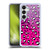 Grace Illustration Animal Prints Pink Leopard Soft Gel Case for Samsung Galaxy S24 5G
