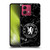 Chelsea Football Club Crest Black Marble Soft Gel Case for Motorola Moto G84 5G