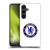 Chelsea Football Club Crest Plain White Soft Gel Case for Samsung Galaxy S24+ 5G