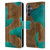 Alyn Spiller Wood & Resin Aqua Leather Book Wallet Case Cover For Samsung Galaxy A15