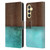 Alyn Spiller Wood & Resin Blocking Leather Book Wallet Case Cover For Samsung Galaxy S23 FE 5G