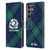 Scotland Rugby Graphics Tartan Oversized Leather Book Wallet Case Cover For Samsung Galaxy S24 Ultra 5G