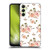 Anis Illustration Flower Pattern 4 Vintage White Soft Gel Case for Samsung Galaxy A24 4G / Galaxy M34 5G