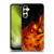 Tom Wood Fire Creatures Wolf Stalker Soft Gel Case for Samsung Galaxy A24 4G / M34 5G