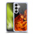 Tom Wood Fire Creatures Wolf Stalker Soft Gel Case for Samsung Galaxy S24 5G