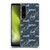 Universal Monsters The Invisible Man Pattern Blue Soft Gel Case for Sony Xperia 1 IV