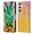 Mai Autumn Paintings Ombre Pineapple Leather Book Wallet Case Cover For Samsung Galaxy S24+ 5G