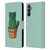 Beth Wilson Doodlecats Cactus Leather Book Wallet Case Cover For Samsung Galaxy A15