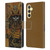 David Lozeau Colourful Grunge Samurai Leather Book Wallet Case Cover For Samsung Galaxy S23 FE 5G