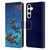 David Lozeau Skeleton Grunge Astronaut Battle Leather Book Wallet Case Cover For Samsung Galaxy S24+ 5G