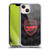 Arsenal FC Crest and Gunners Logo Black Soft Gel Case for Apple iPhone 13