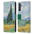 The National Gallery Art A Wheatfield With Cypresses Leather Book Wallet Case Cover For Samsung Galaxy A15