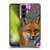 Ash Evans Animals Fox Peonies Soft Gel Case for Samsung Galaxy S24+ 5G