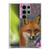Ash Evans Animals Fox Peonies Soft Gel Case for Samsung Galaxy S24 Ultra 5G
