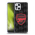 Arsenal FC Crest and Gunners Logo Black Soft Gel Case for OPPO Find X3 / Pro