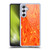 Suzan Lind Marble 2 Orange Soft Gel Case for Samsung Galaxy M54 5G