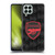 Arsenal FC Crest and Gunners Logo Black Soft Gel Case for Samsung Galaxy M53 (2022)